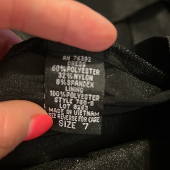 SNAP One Shoulder Black Coctail Dress NWT Stretchy - Picture 9 of 10